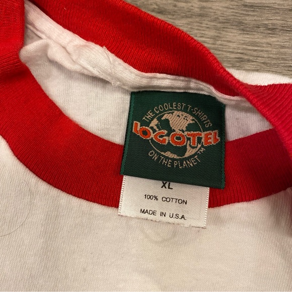 South Park VTG T-Shirt XL Measurement USA Single Stitch White Shoulder Defect - Picture 3 of 8